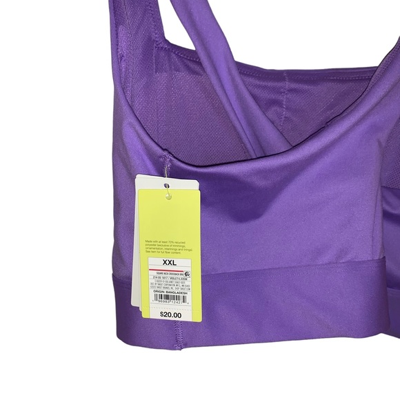NWT All In Motion Light Purple Criss Cross Back Sports Bra Size Extra Large - Picture 4 of 5